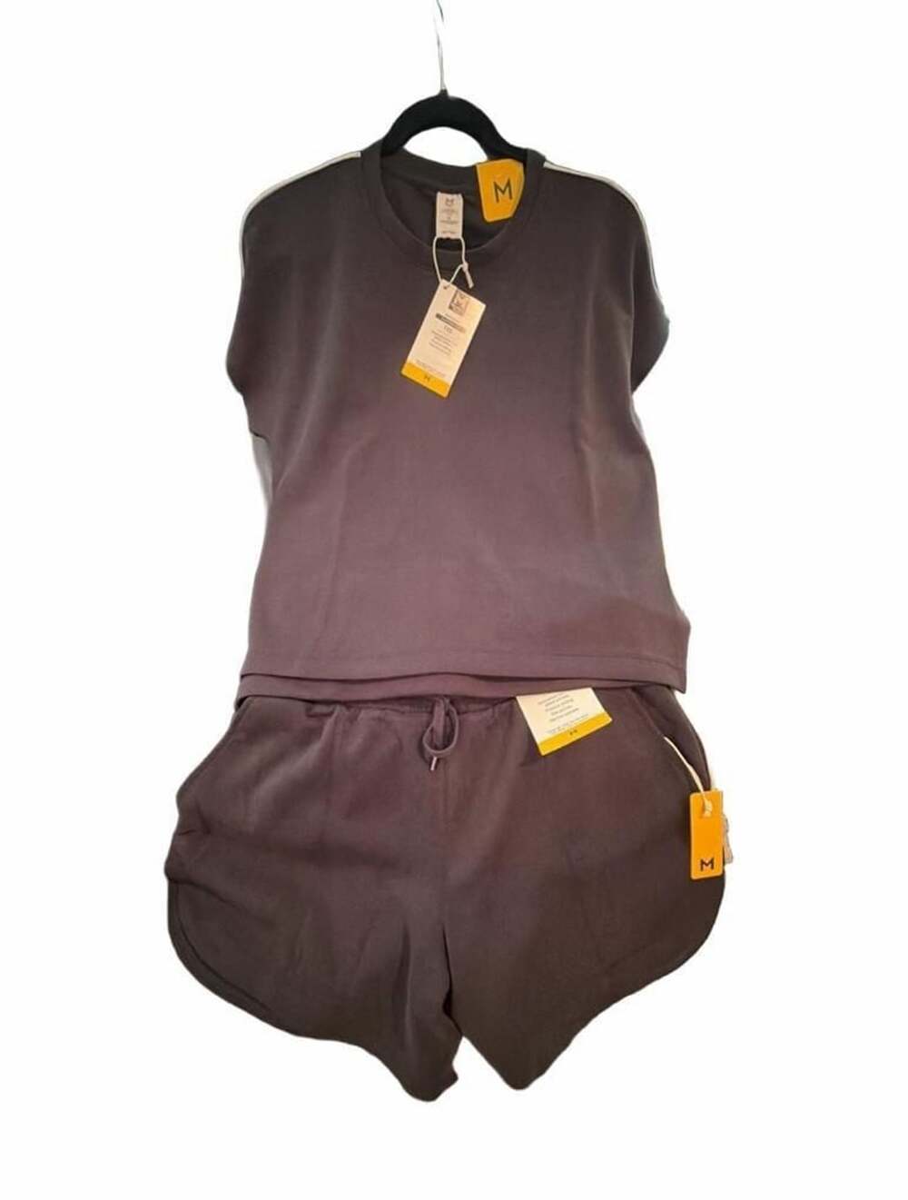 Member's Mark Sandwash Tee and Dolphin Hem Short Size M Set